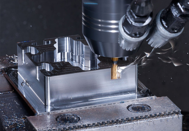 CNC milling aerospace machining