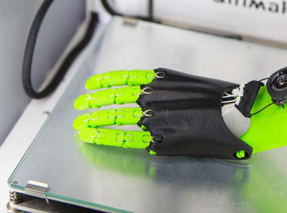 Low-Cost 3D Printed Prosthetic Hand