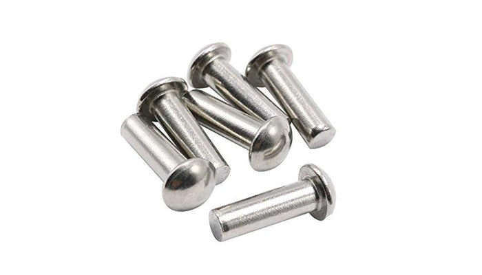 Knurled Shank Rivet Optional Sizes Solid Rivet Resistant to Rust Stainless Steel for Riveting Suitcas for Toys M23