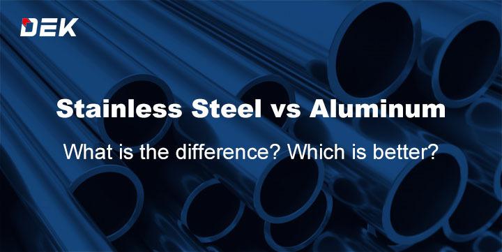 i mellemtiden bestikke lindre Rustfrit stål vs aluminium, hvad er forskellen? - DEK